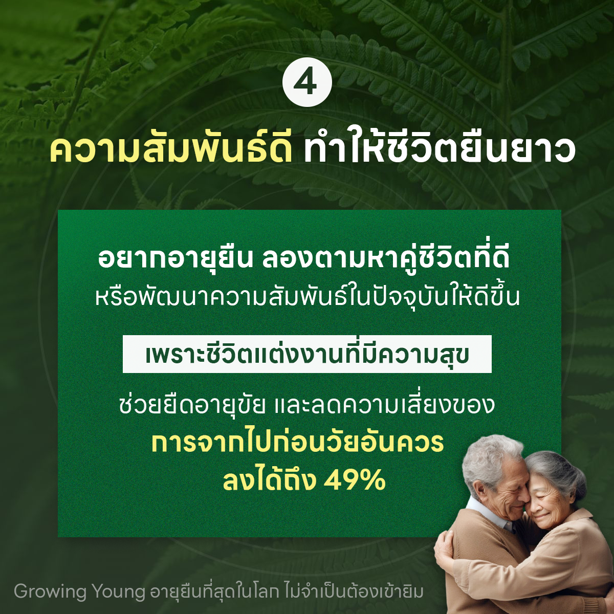 Growing Young อายุยืนที่สุดในโลก ไม่จำเป็นต้องเข้ายิม - Image 8
